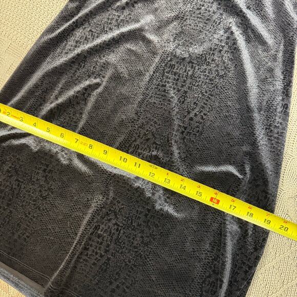 Vintage 90s Y2K PS PerSeption Spaghetti Strap Textured Black Slip Dress ~ Large - Picture 12 of 12